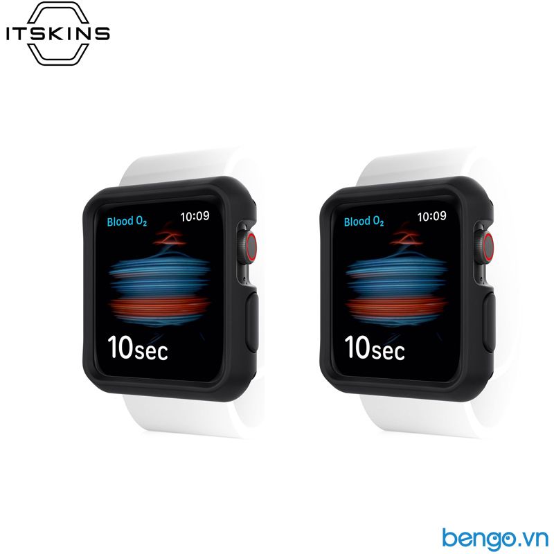 Bộ 2 Ốp Apple Watch 44mm ITSKINS Spectrum // Solid Antimicrobial