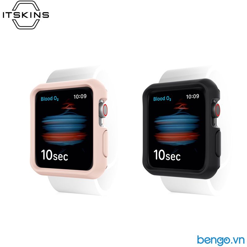 Bộ 2 Ốp Apple Watch 44mm ITSKINS Spectrum // Solid Antimicrobial