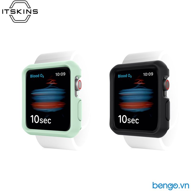Bộ 2 Ốp Apple Watch 44mm ITSKINS Spectrum // Solid Antimicrobial