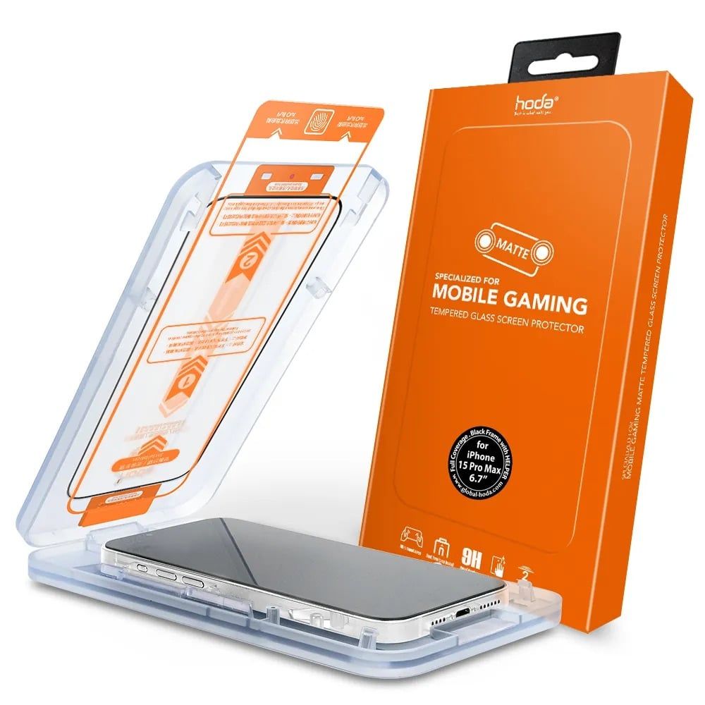 Dán cường lực màn hình iPhone 15 Pro Max Hoda Matte (Mobile Gamming)