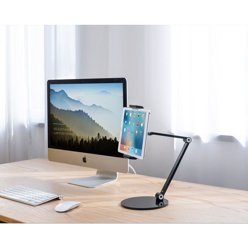 Kẹp Điện Thoại, Ipad, Tablet để bàn Hợp Kim Nhôm xoay 360 độ Tiện Lợi - AP-7L