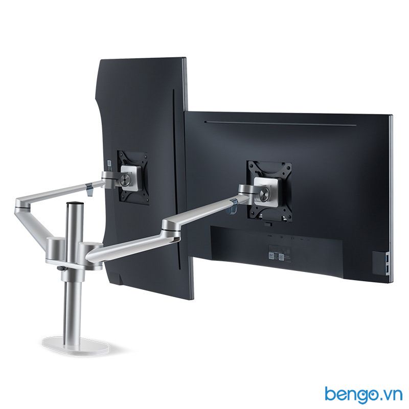 Giá Treo 2 Màn Hình UP OL-2 Cao Cấp Xoay 360