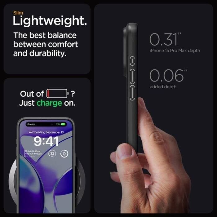 Ốp lưng iPhone 15 Pro Max Spigen Thin Fit