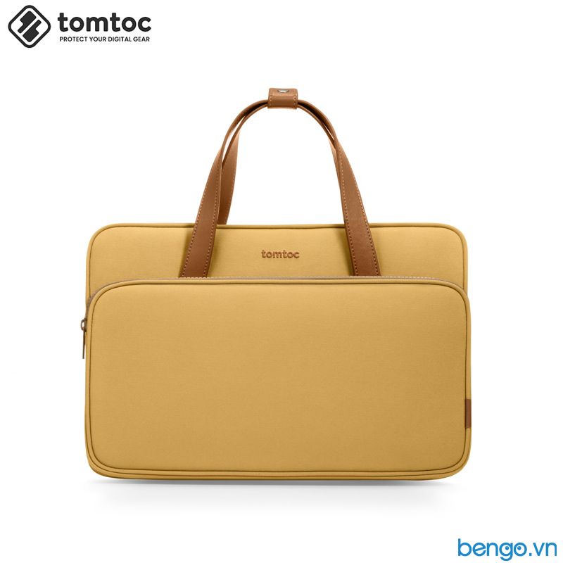 Túi Đeo Chéo Macbook 13”/14”, Ultrabook 13″ TOMTOC (USA) Premium Theher Shoulder Bag - H22C1