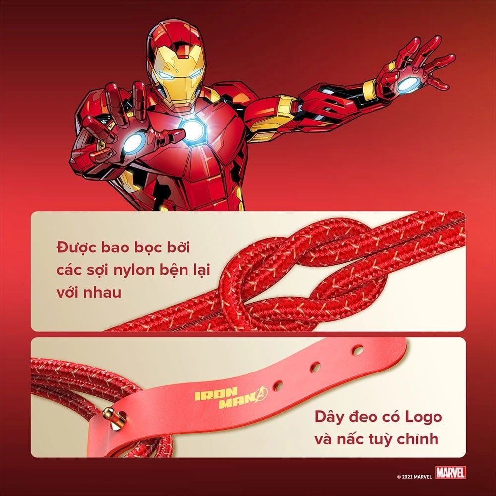 Cáp Anker Powerline II Type-C To Lightning 0.9M Marvel - A9548