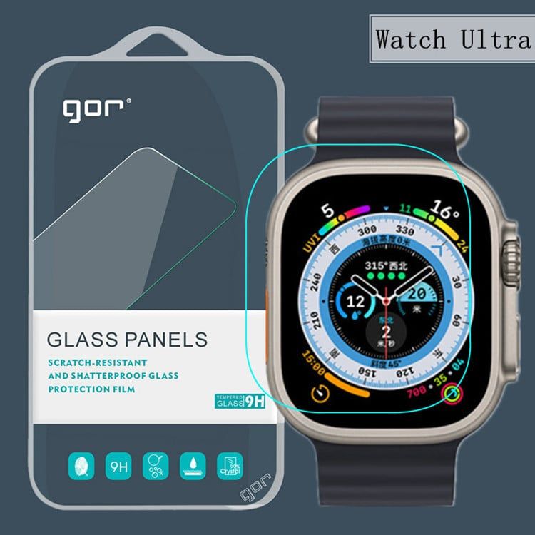 Cường Lực GOR Apple Watch Ultra 49mm 9H (Full + Không full)