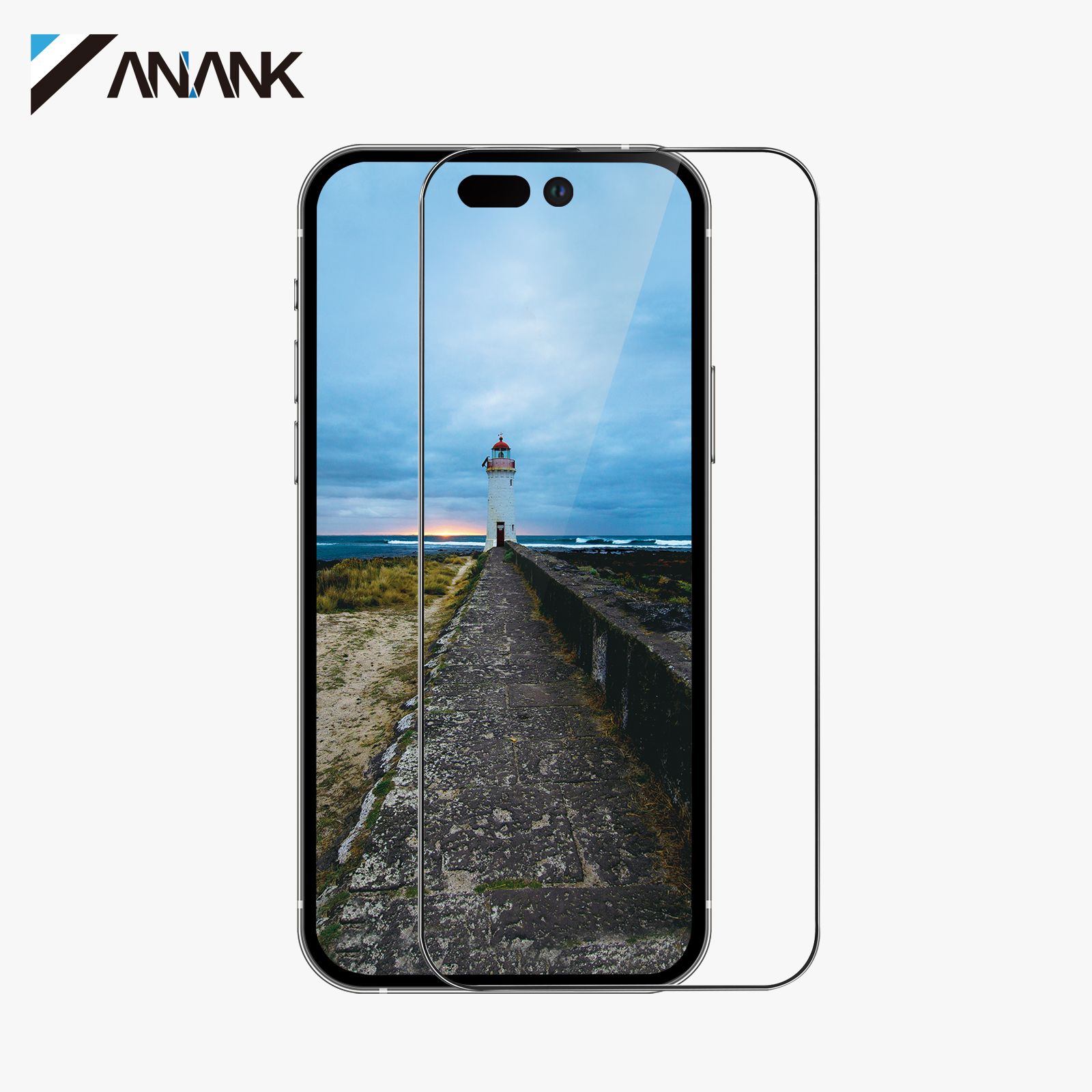 Dán cường lực iPhone 15 Pro Max/15 Pro/15/15 Plus ANANK 2.5D Full (có viền)