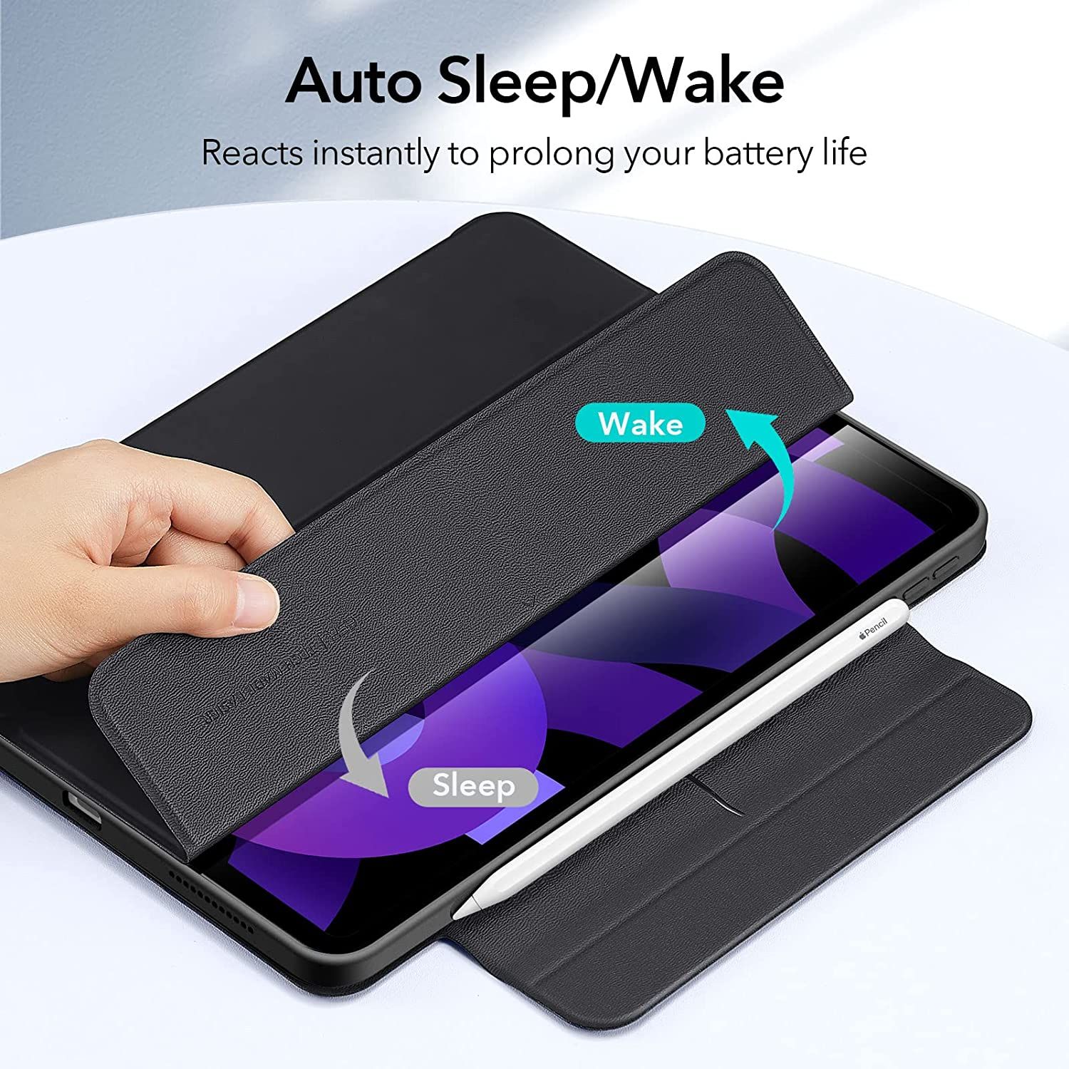 Bao da iPad nam châm 2 in 1 Hybrid 360 đa chức năng