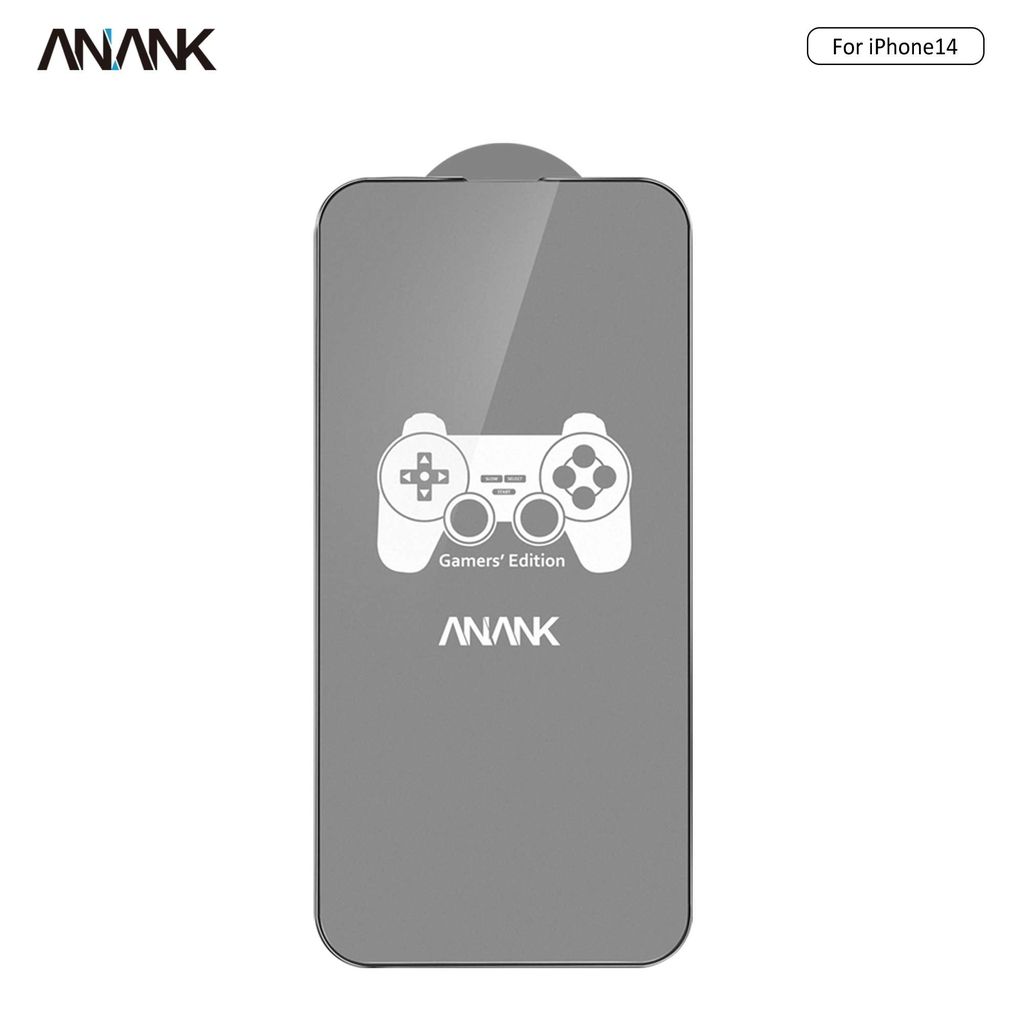 Dán Cường Lực iPhone 14/14 Plus/14 Pro/14 Pro Max ANANK 2.5D Full Chống Vân Tay