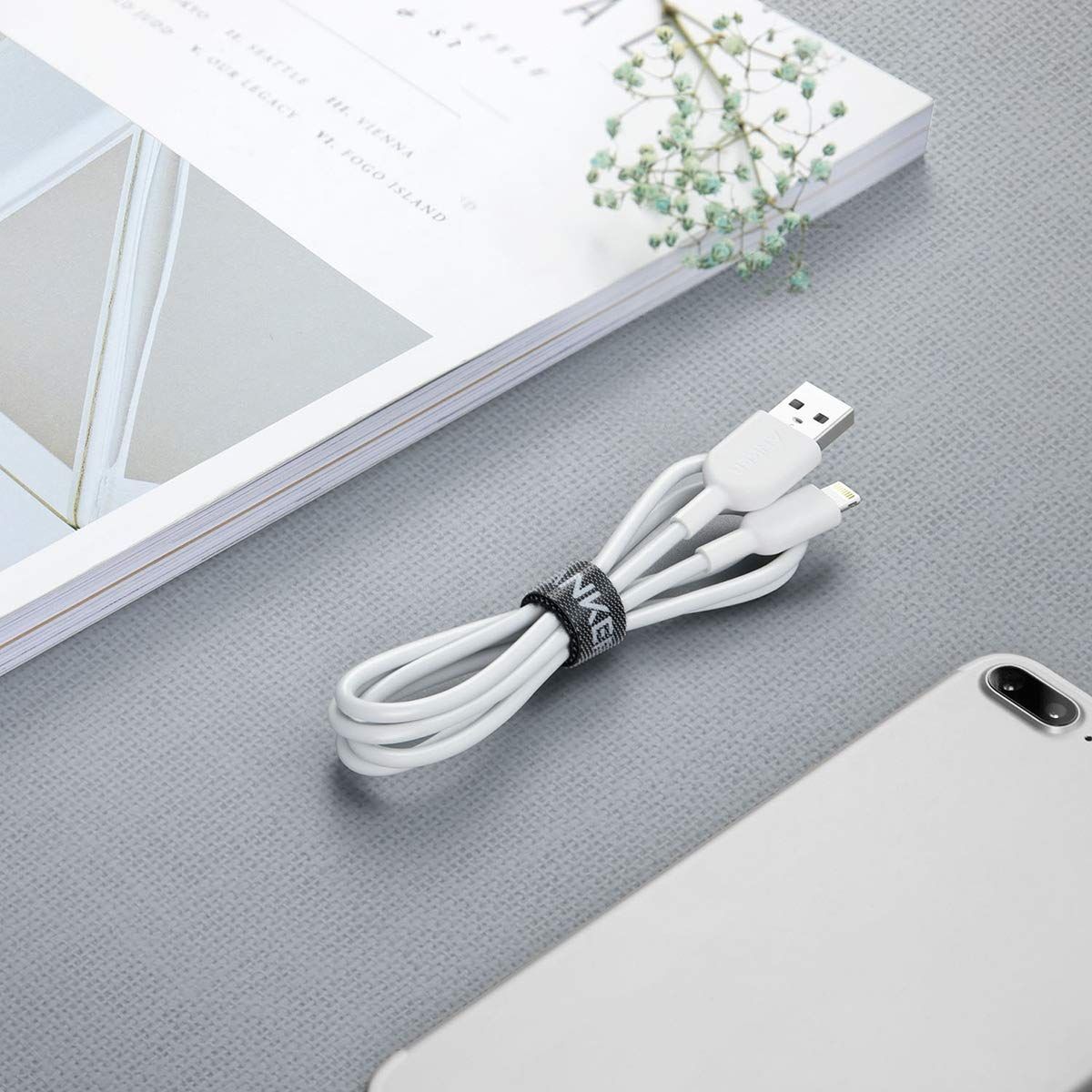 Cáp Lightning ANKER PowerLine II dài 0.9m - A8432