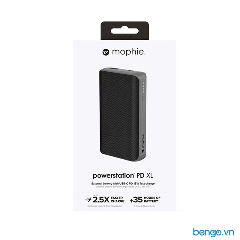Pin Sạc Dự Phòng 10050mAh Mophie Powerstation USB-C Power Delivery XL - 401101508