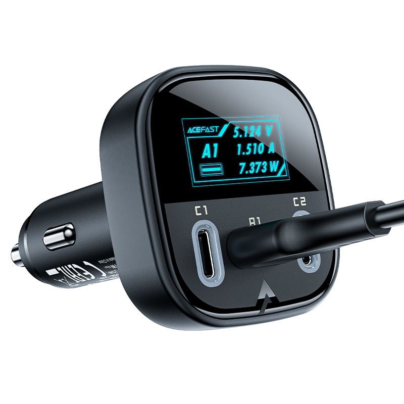 Sạc nhanh xe hơi ACEFAST B5 101W 3 cổng (2xUSB-C+USB-A)