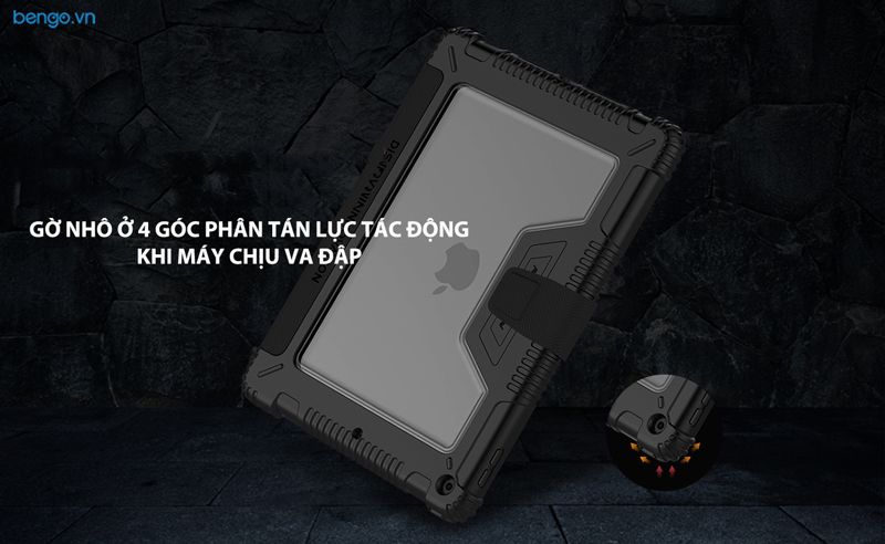 Bao da iPad 10.2 inch 2019/2020 NILLKIN Bumper Leather with Pencil Holder