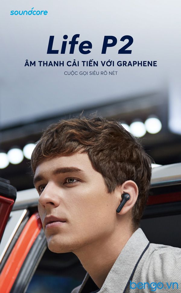 Tai nghe Bluetooth Anker Soundcore Life P2 - A3919 - có móc treo