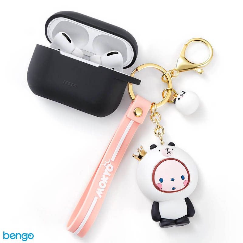 Vỏ Ốp Airpods Pro Silicone Bounce Series Kèm Móc Khoá MOKYO Xinh Xắn ESR