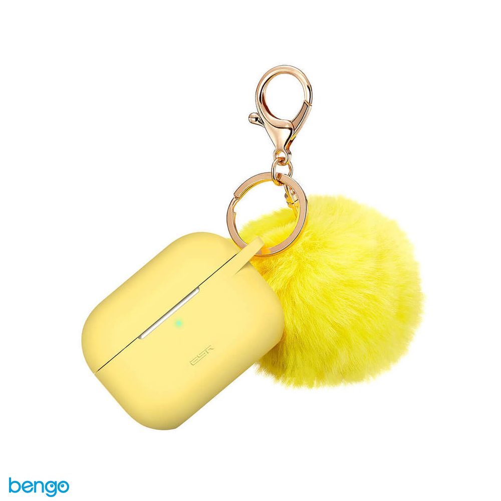 Vỏ Ốp Airpods Pro Silicone Bounce Series Kèm Móc Khoá Pom-Pom ESR