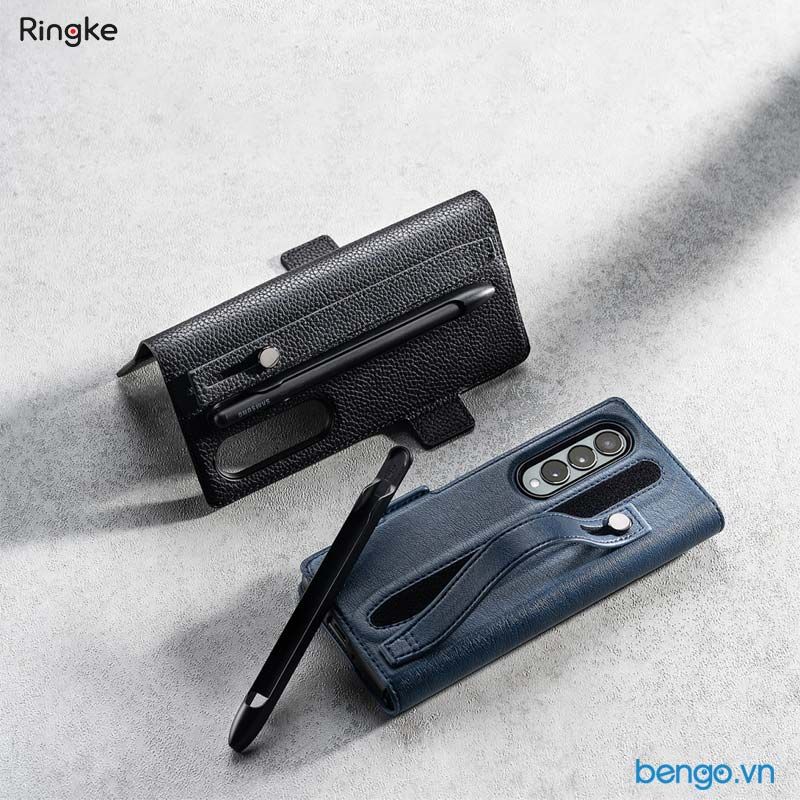 Bao Da Samsung Galaxy Z Fold 4 RINGKE Folio Signature EZ Strap Plus