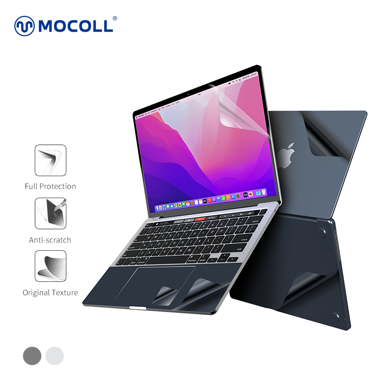 Bộ Dán Full MacBook Air M2 MOCOLL 5 In 1 Diamond Series