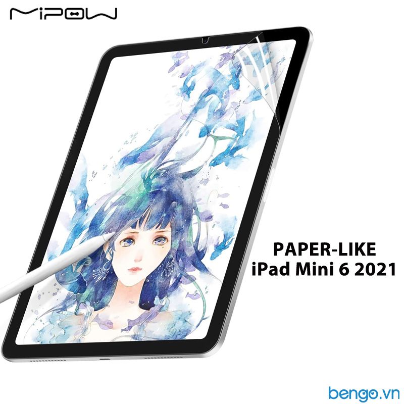 Dán Màn Hình Paper-Like IPad Mini 6 2021 MIPOW Kingbull PET Film