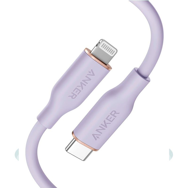 Cáp Type C to Lightning Anker 643 Flow 100W dài 1.8m - A8663/2