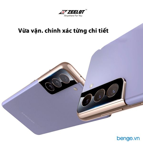 Dán Cường Lực Bảo Vệ Camera Samsung Galaxy S21 Ultra/S21 Plus/S21 5G ZEELOT Black