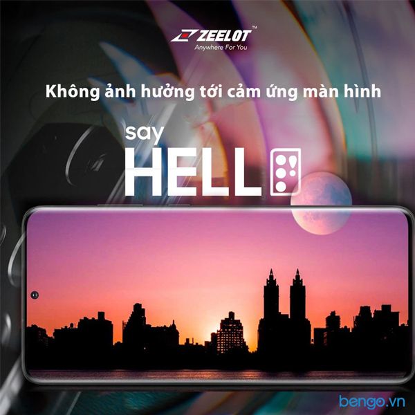 Dán Cường Lực Bảo Vệ Camera Samsung Galaxy S21 Ultra/S21 Plus/S21 5G ZEELOT Black