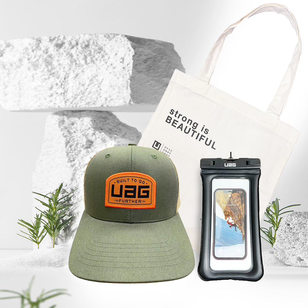 Combo phụ kiện UAG (Túi chống nước + Túi canvas + Nón)