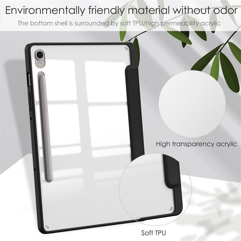 Bao da mặt lưng trong suốt Samsung Galaxy Tab S10 FE+ ZAKI SlimFit Clear