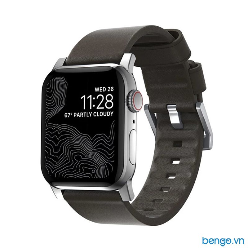 Dây Apple Watch NOMAD Modern Strap Active Leather 44mm/42mm chống nước