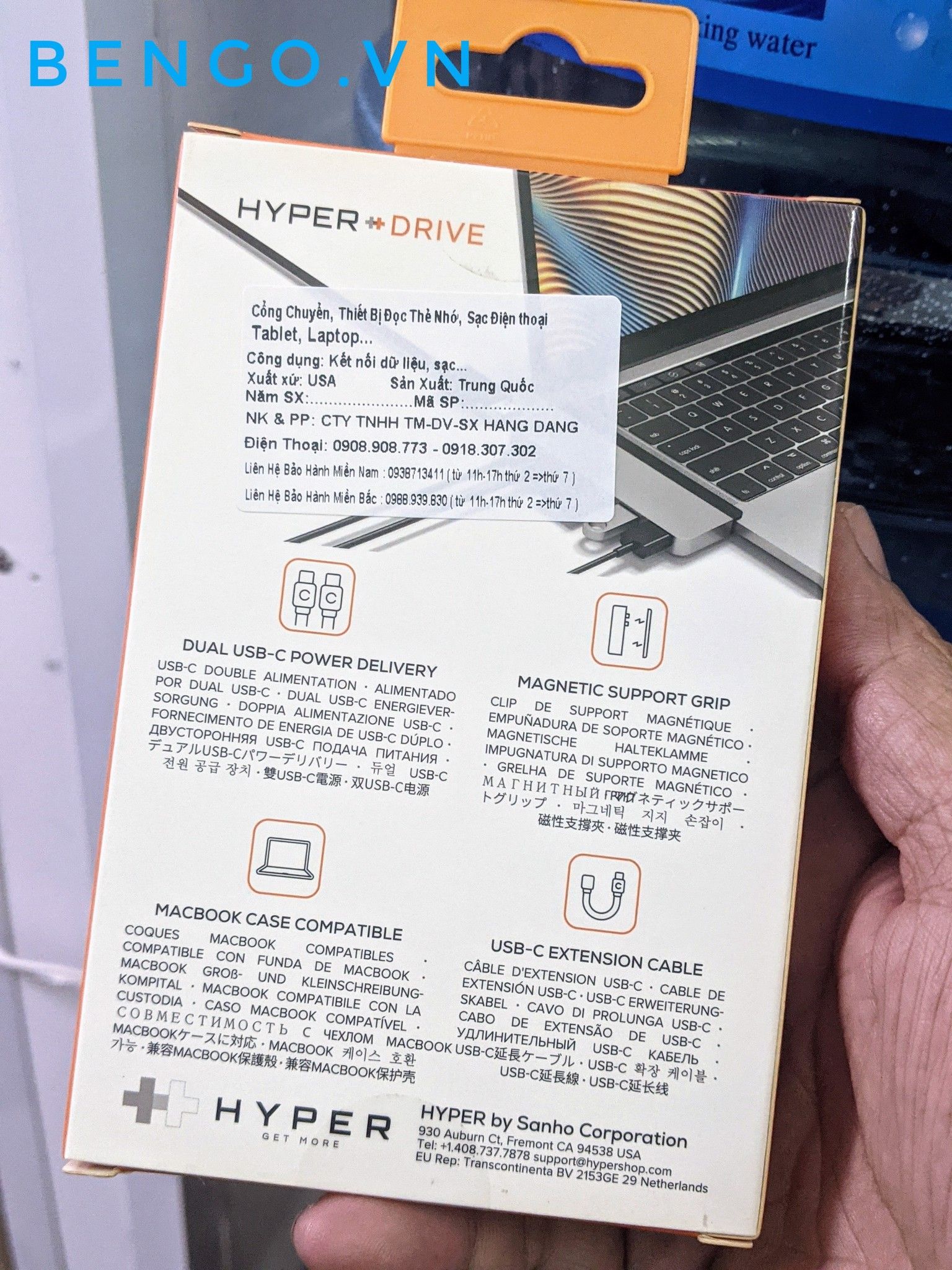 Cổng Chuyển Hyperdrive DUO 7 in 2 USB-C Hub 4K/60Hz - HD28C
