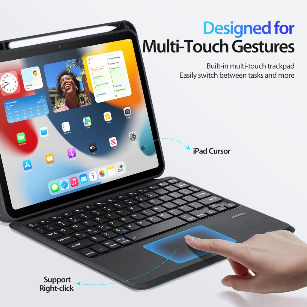 Bao da bàn phím iPad 10 (2022)/iPad 11 (2025) 10.9