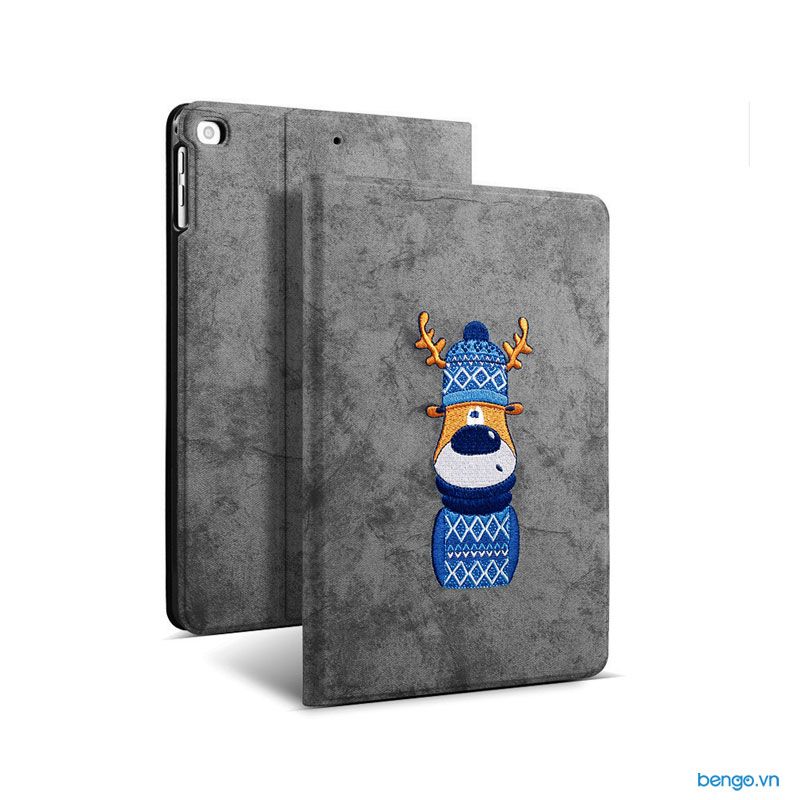 Bao da iPad Mini 5/4 Họa tiết Cartoon Sweater Fawn