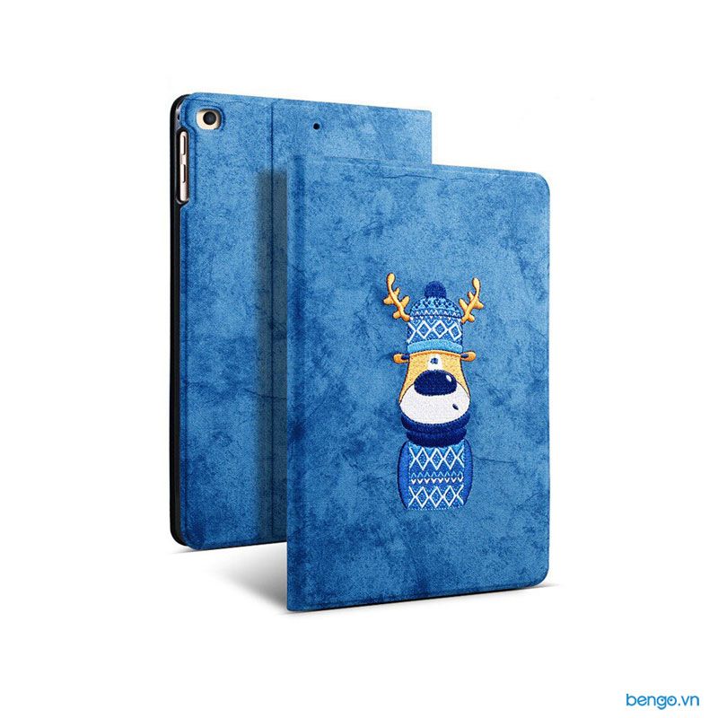 Bao da iPad Mini 5/4 Họa tiết Cartoon Sweater Fawn