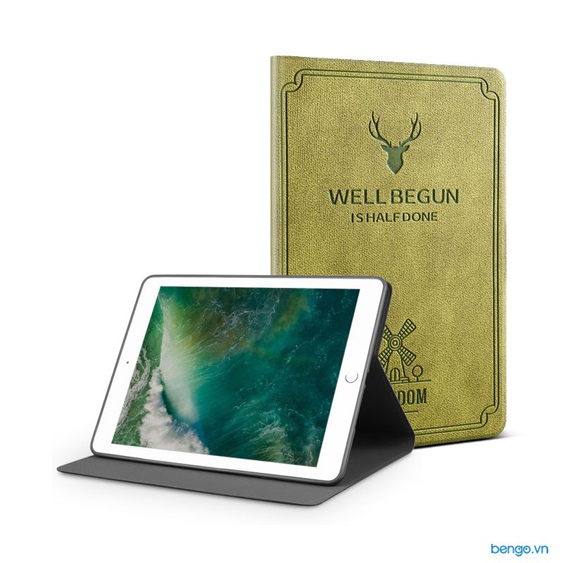 Bao Da iPad Pro 11'' 2018 Họa Tiết Well Begun Is Half Done