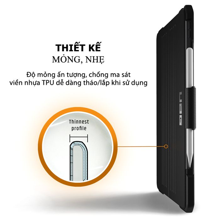 Bao da iPad Pro 12.9 inch 2018 (thế hệ 3) UAG Metropolis series