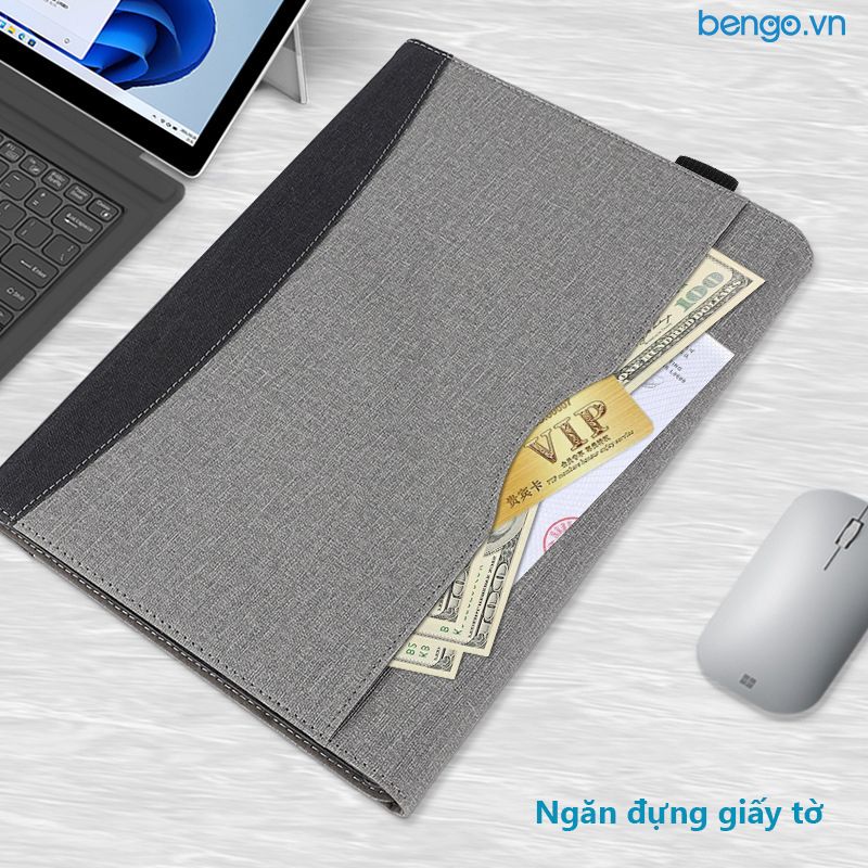 Bao Da Microsoft Surface Pro 11/10/9/8/7/Surface Go 1/2/3 Zaki Kẻ Sọc