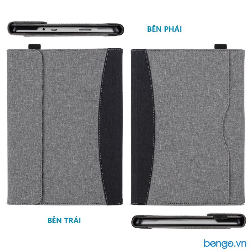 Bao Da Microsoft Surface Pro 11/10/9/8/7/Surface Go 1/2/3 Zaki Kẻ Sọc