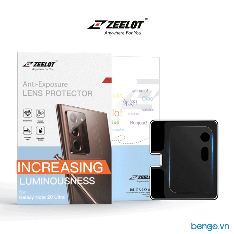 Dán cường lực bảo vệ Camera Samsung Galaxy Note 20 Ultra/Note 20 ZEELOT