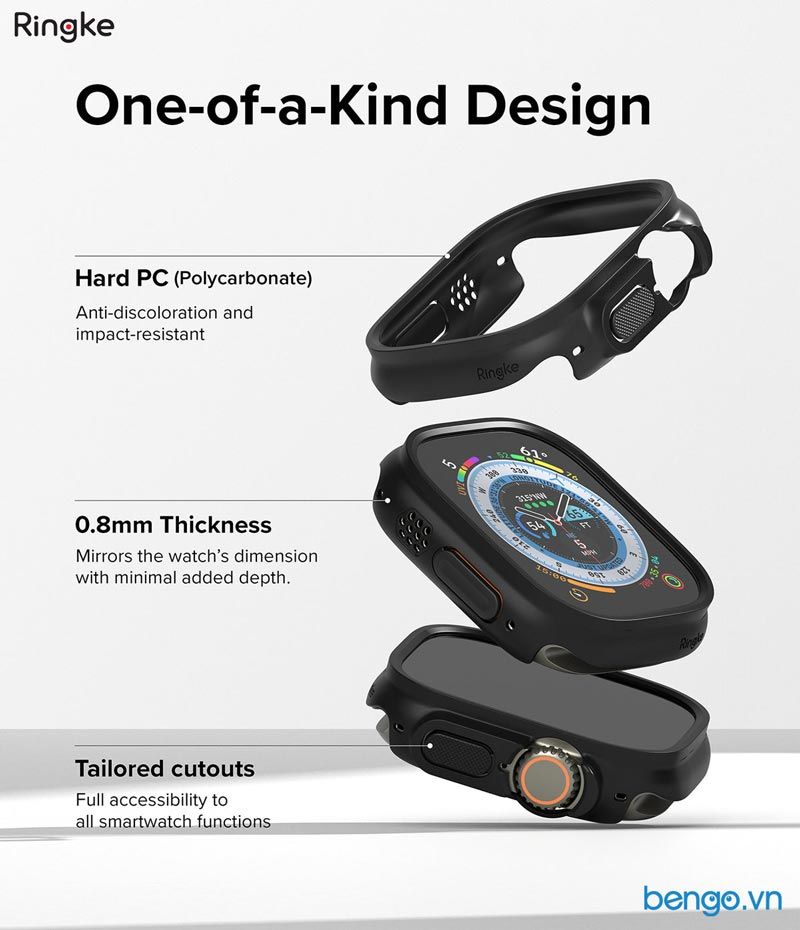 Bộ 2 Ốp Apple Watch Ultra 2/1 RINGKE Slim