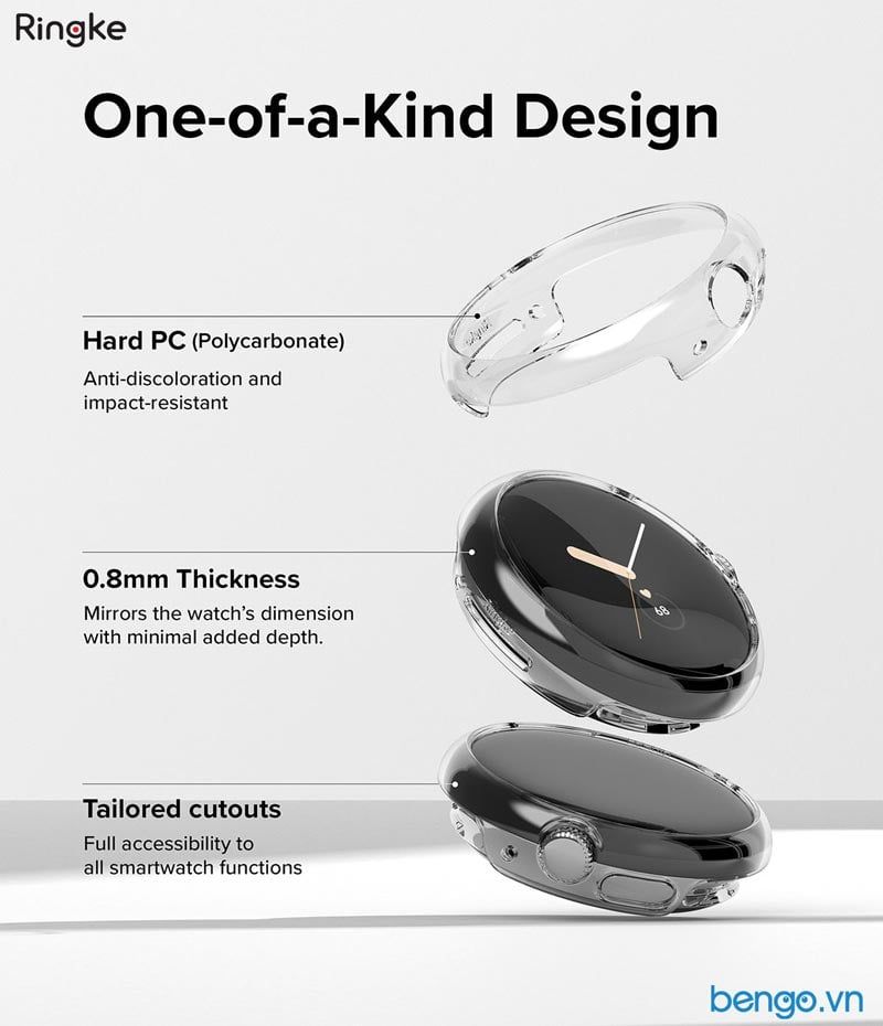 Bộ 2 Ốp Google Pixel Watch RINGKE Slim