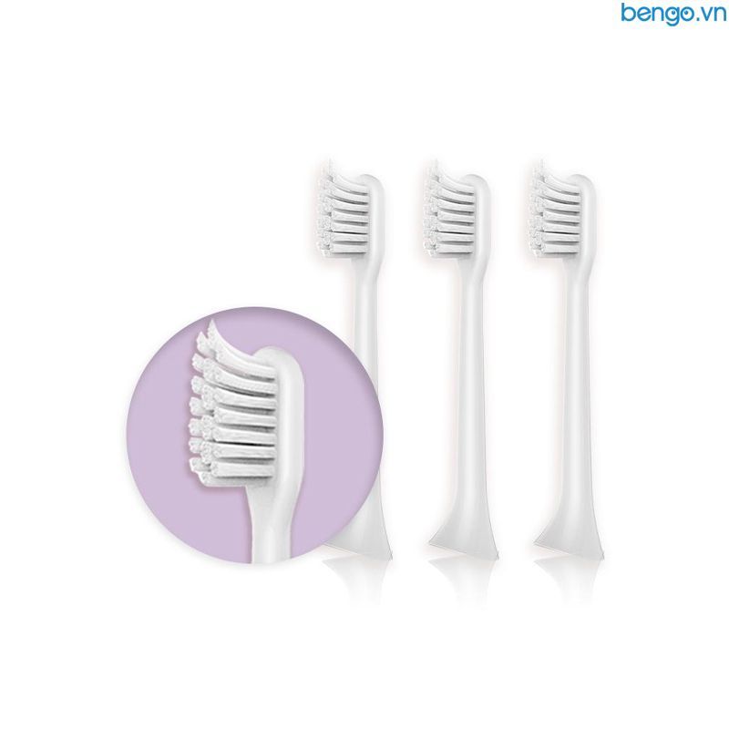 Bộ 3 Đầu Bàn Chải Điện MiPOW (FDA USA)