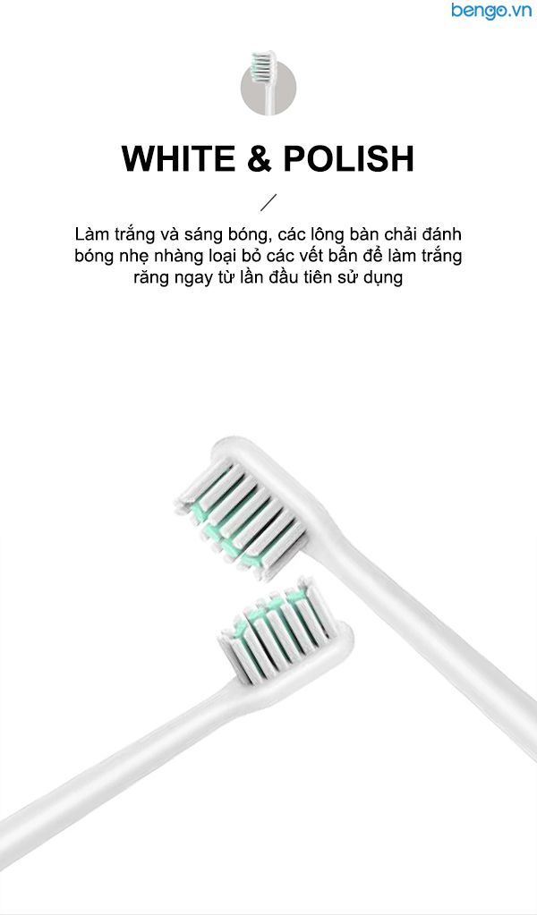 Bộ 3 Đầu Bàn Chải Điện MiPOW (FDA USA)