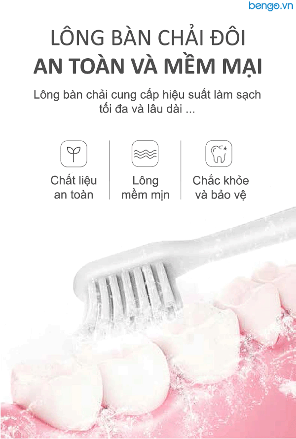 Bộ 3 Đầu Bàn Chải Điện MiPOW (FDA USA)