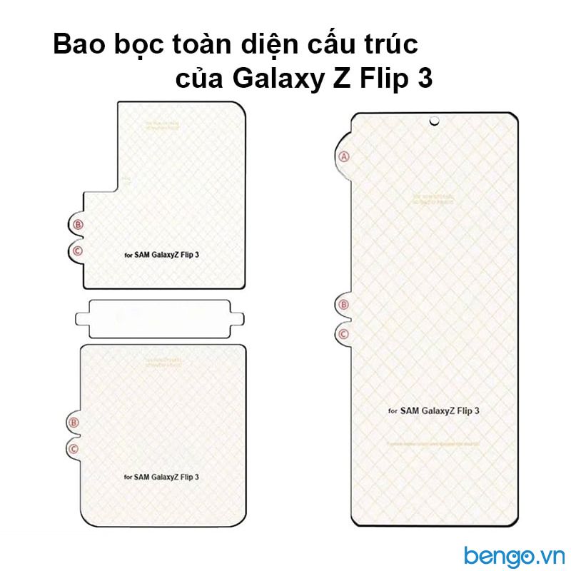 Bộ Dán Full ZEELOT 5 In 1 Cho Samsung Galaxy Z Flip 4 5G