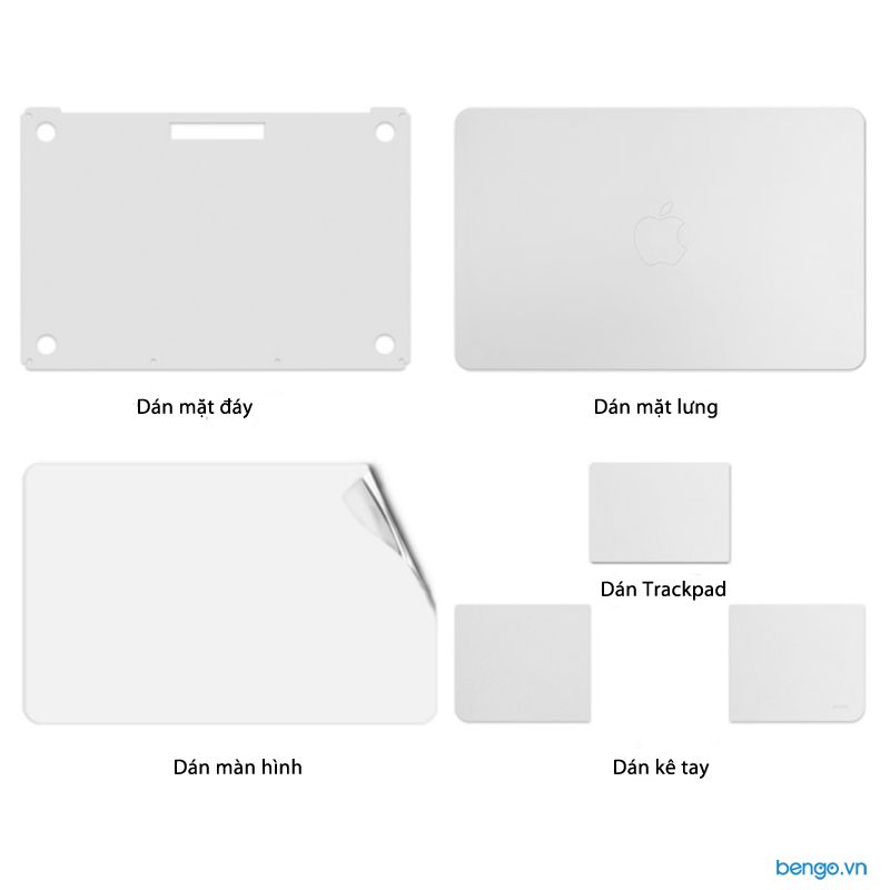 Bộ dán Full JCPAL MacGuard 5 in 1 cho Macbook Pro 16
