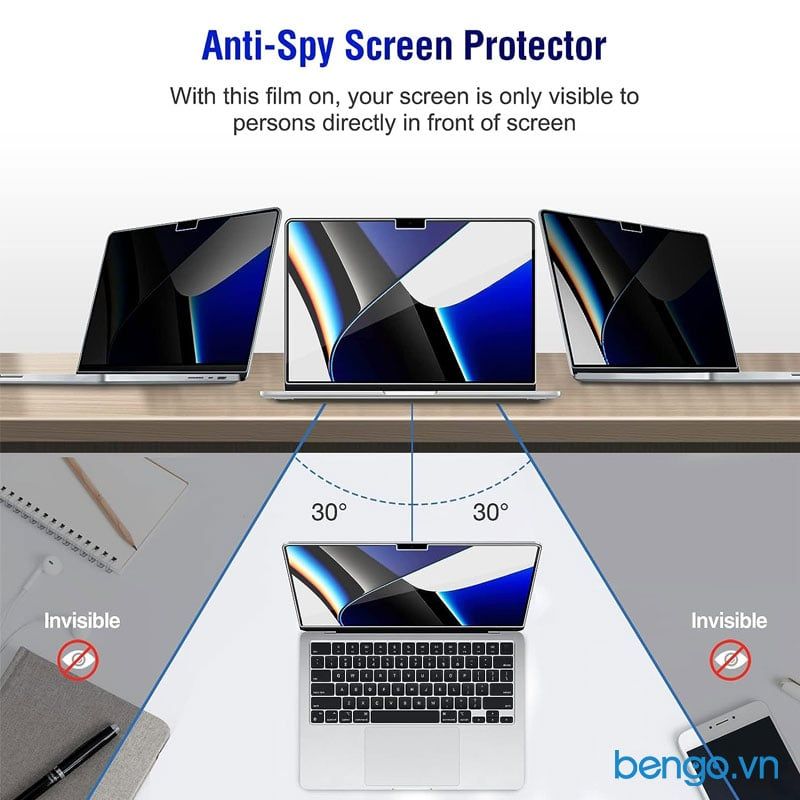 Dán màn hình chống nhìn trộm Macbook Pro 13