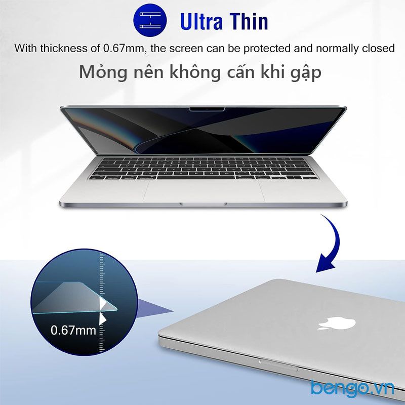 Dán màn hình chống nhìn trộm Macbook Pro 13