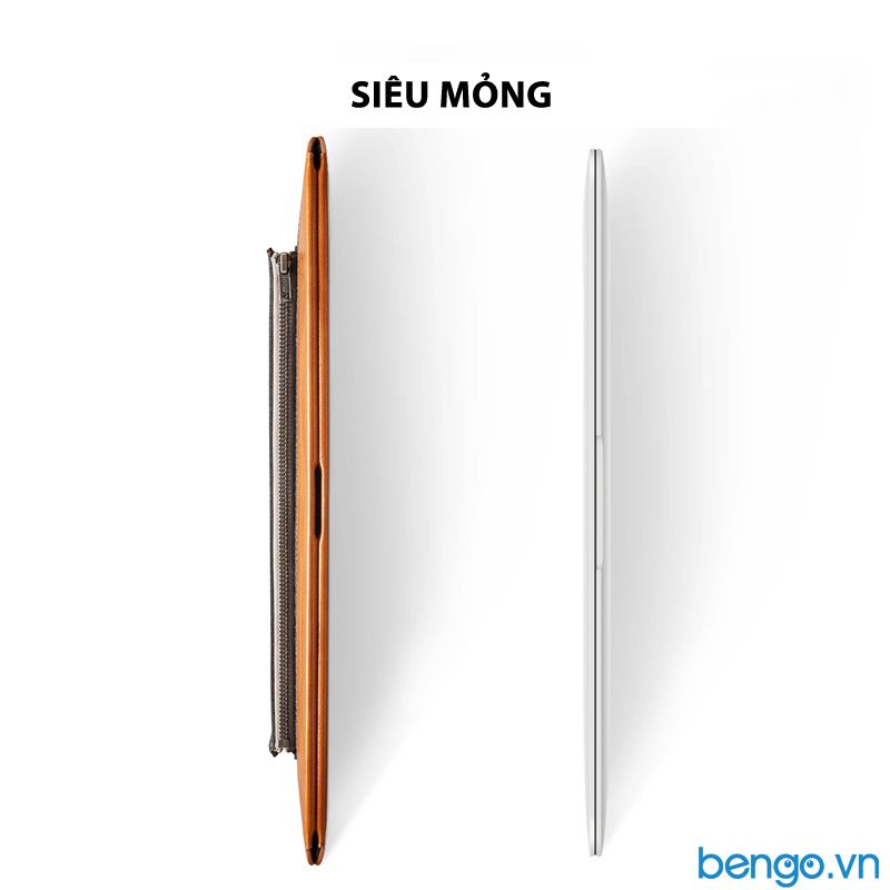 Túi Chống Sốc TOMTOC Felt Và PU Leather Cho Macbook Pro/Air 13