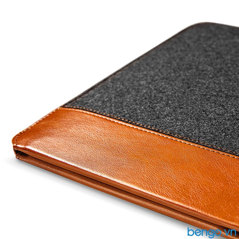 Túi Chống Sốc TOMTOC Felt Và PU Leather Cho Macbook Pro/Air 13