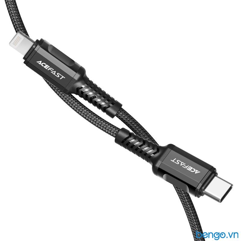 Cáp ACEFAST USB-C To Lightning MFi Đầu Nối Hợp Kim Nhôm Dài 1.2m - C1-01
